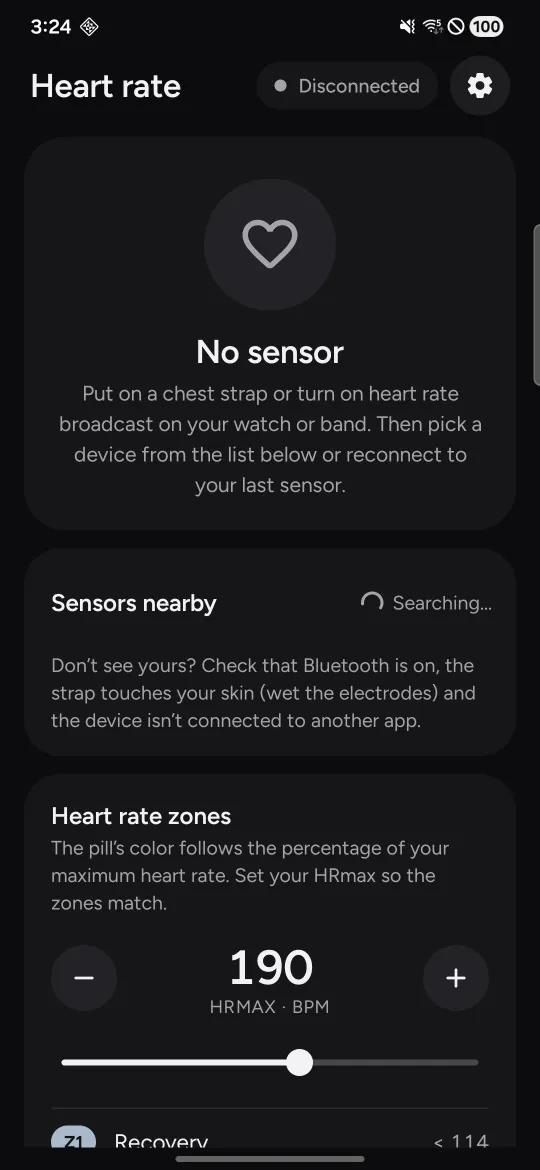 Finding a sensor